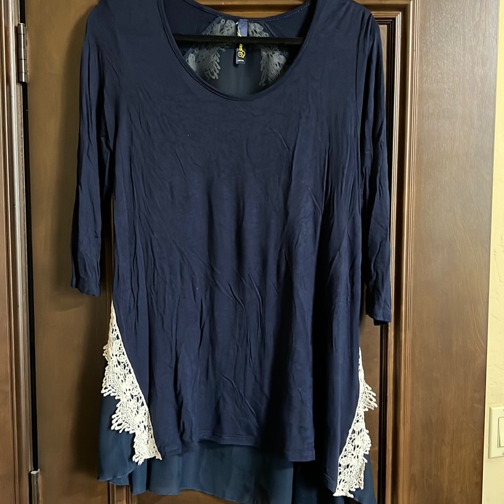 Navy Blouse